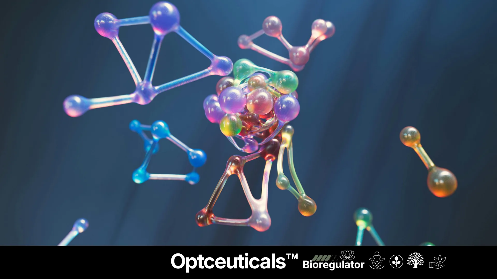 Abstract molecular structure of a short peptide — the bioregulator framework
