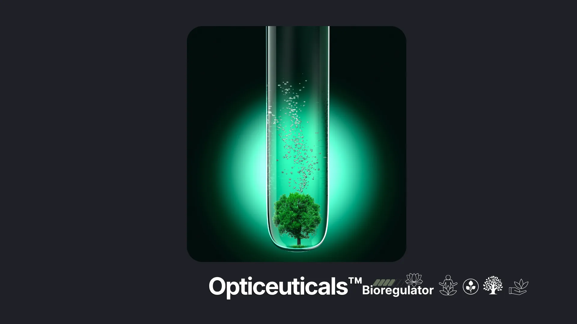 Plant-derived formulation in laboratory glass